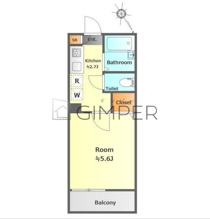 アーバンコート初台の物件間取画像